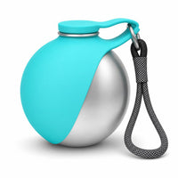 Lumora portable dog water bottle - Metallic Blue