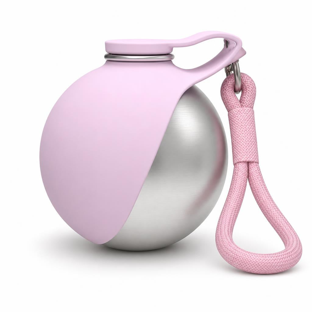 Lumora portable dog water bottle - Metallic Pink