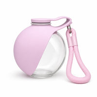 Lumora portable dog water bottle - Clear Pink